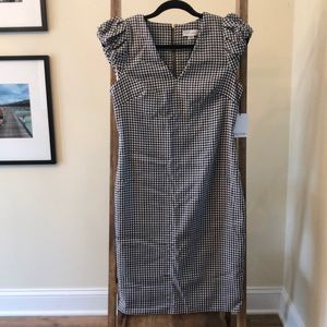 NWT Calvin Klein Gingham Shift Dress.